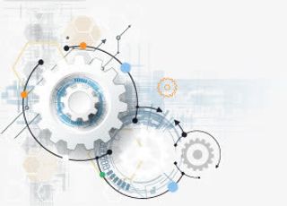 精美齿轮背景矢量素材