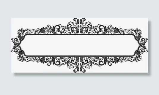 边框角花底纹素材免抠