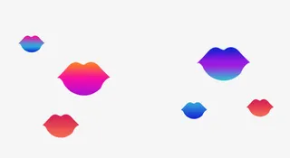 性感多彩嘴唇免抠