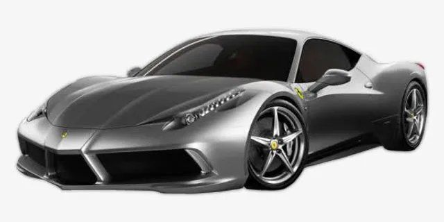 银色法拉利免抠