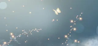 梦幻金蝴蝶背景装饰高清