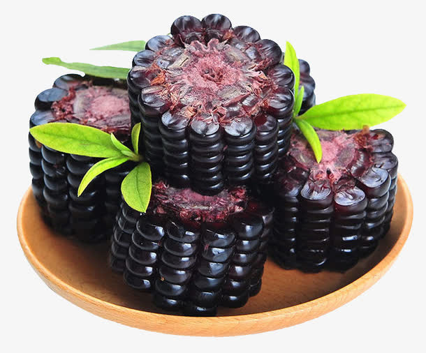 熟食黑玉米免抠