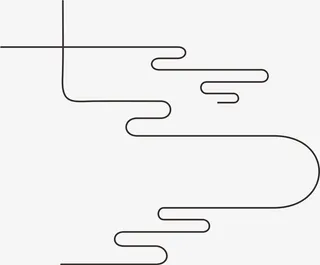 七夕中国云字体设计免抠