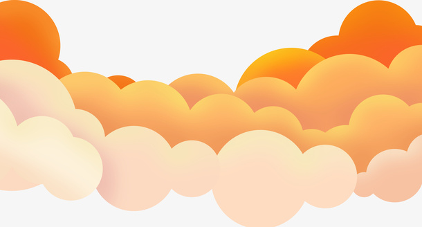 国潮装饰云层免抠