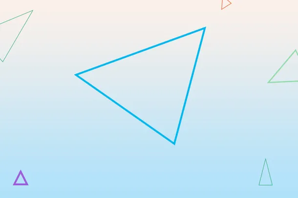 三角形绮幻背景