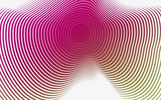 红色清新扭曲圆圈边框纹理免抠