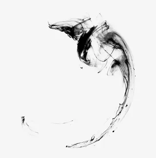 黑色烟雾主页装修免抠