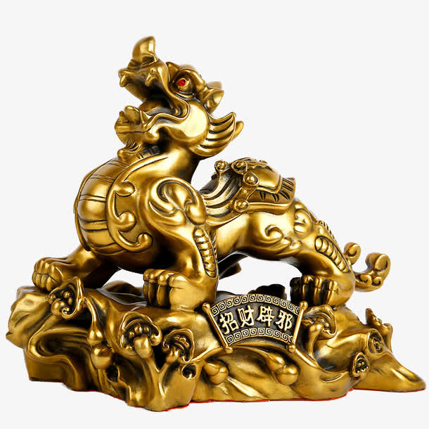 金貔貅瑞兽免抠
