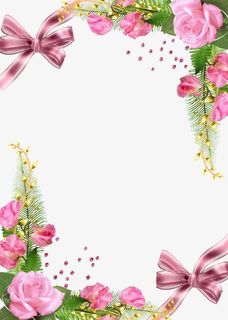 粉色蝴蝶结装饰免抠