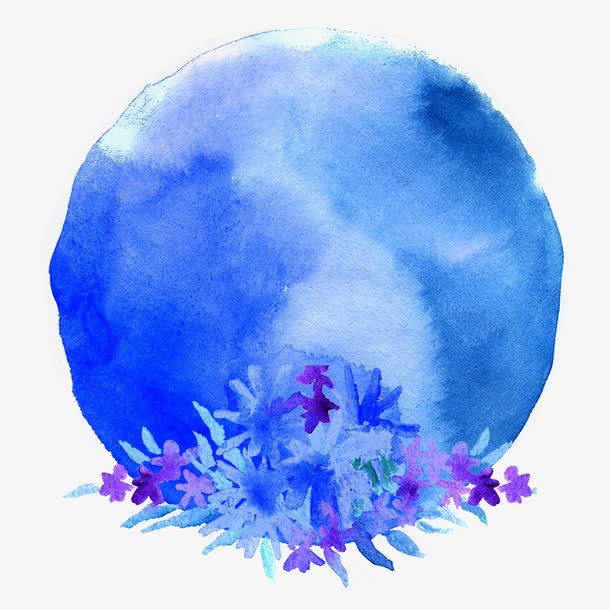 晕染墨块免抠