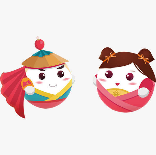 新年福娃免抠