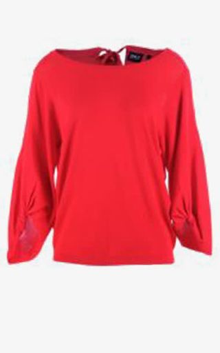 红色长袖上衣免抠