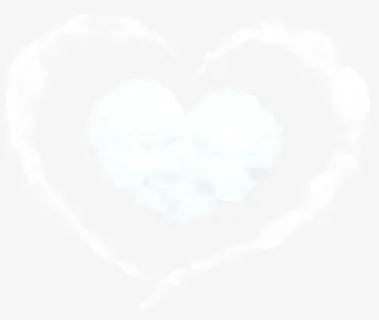 云朵心形平安展板图片免抠