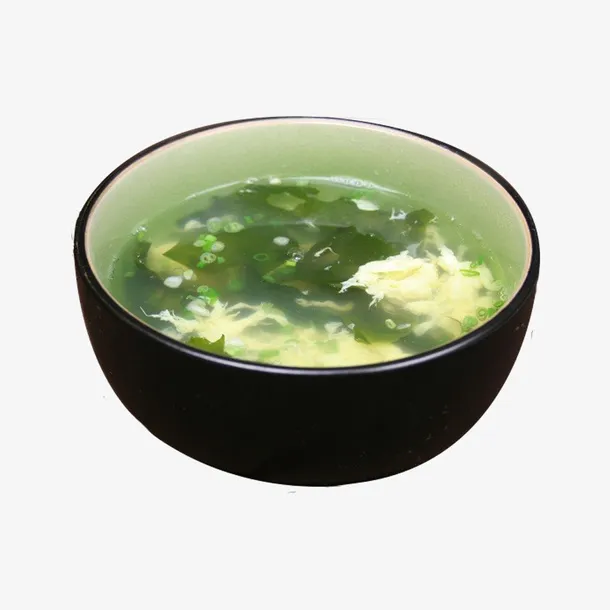 产品实物紫菜蛋汤一碗免抠