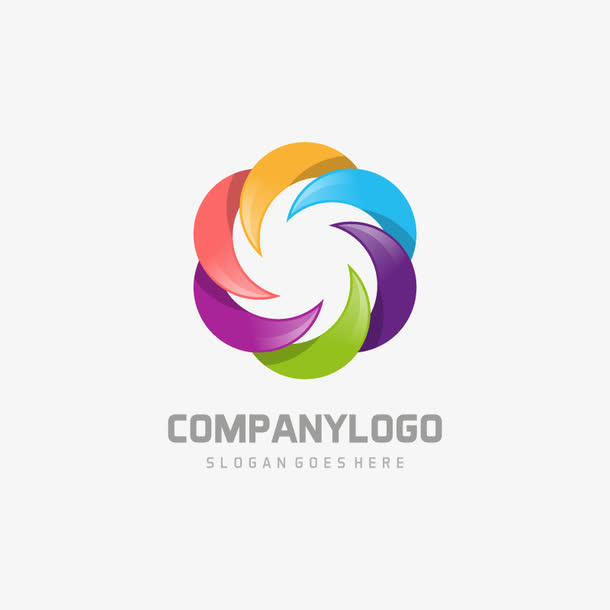 矢量花型LOGO免抠