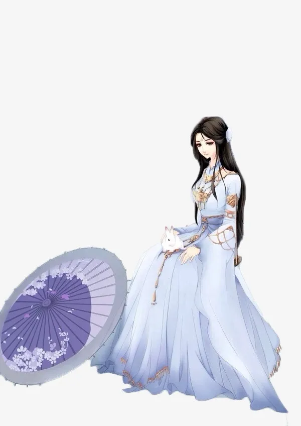 玉兔古代小龙女免抠