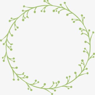 花环花边手绘边框免抠装饰边框元素