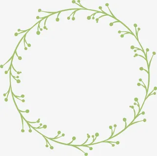 花环花边手绘边框免抠装饰边框元素