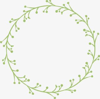 花环花边手绘边框免抠装饰边框元素
