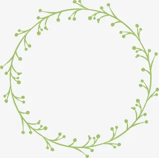 花环花边手绘边框免抠装饰边框元素