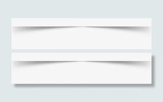 纸张翘边效果免抠