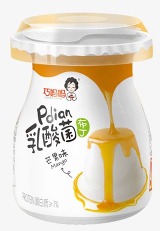 巧妈妈乳酸菌布丁果冻包装免抠