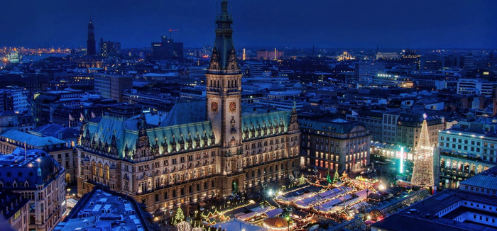 夜景城市海报素材高清