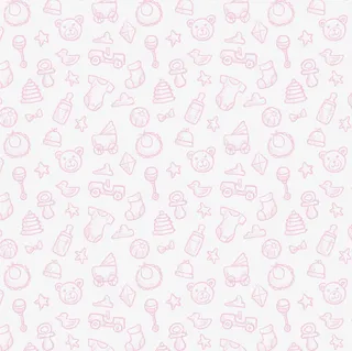 粉色背景卡通促销素材