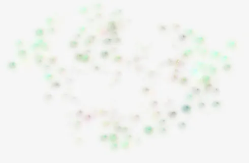 青色模糊色彩装饰免抠