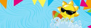 夏日活动banner背景高清