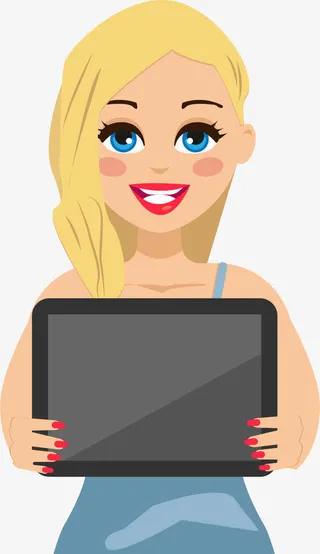 矢量女孩子免抠