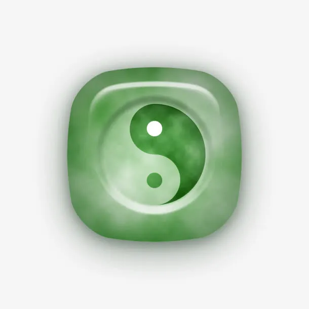 翡翠八卦免抠