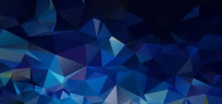 蓝色低多边形背景banner高清