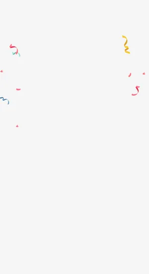 彩色螺旋彩带免抠