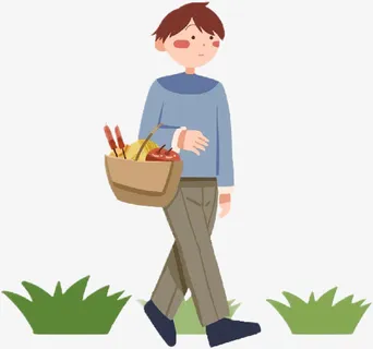 清明节祭祖路上免抠