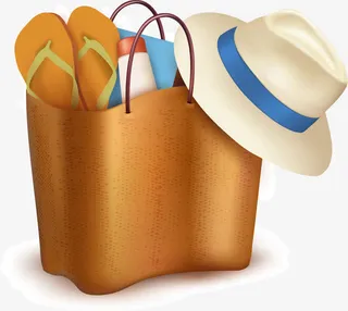 创意夏季元素立体图案免抠