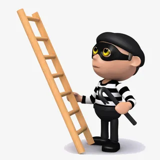 爬*的面具人免抠