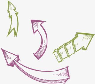 关系欧式箭头免抠