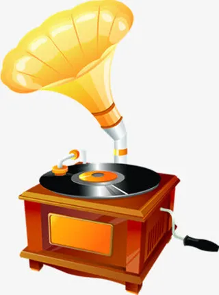 七夕中国风音乐盒免抠