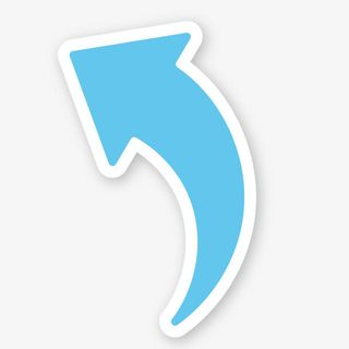 创意蓝色箭头矢量素材免抠