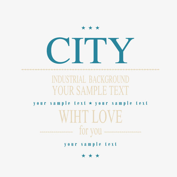 抽象城市剪影背景