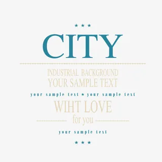 抽象城市剪影背景