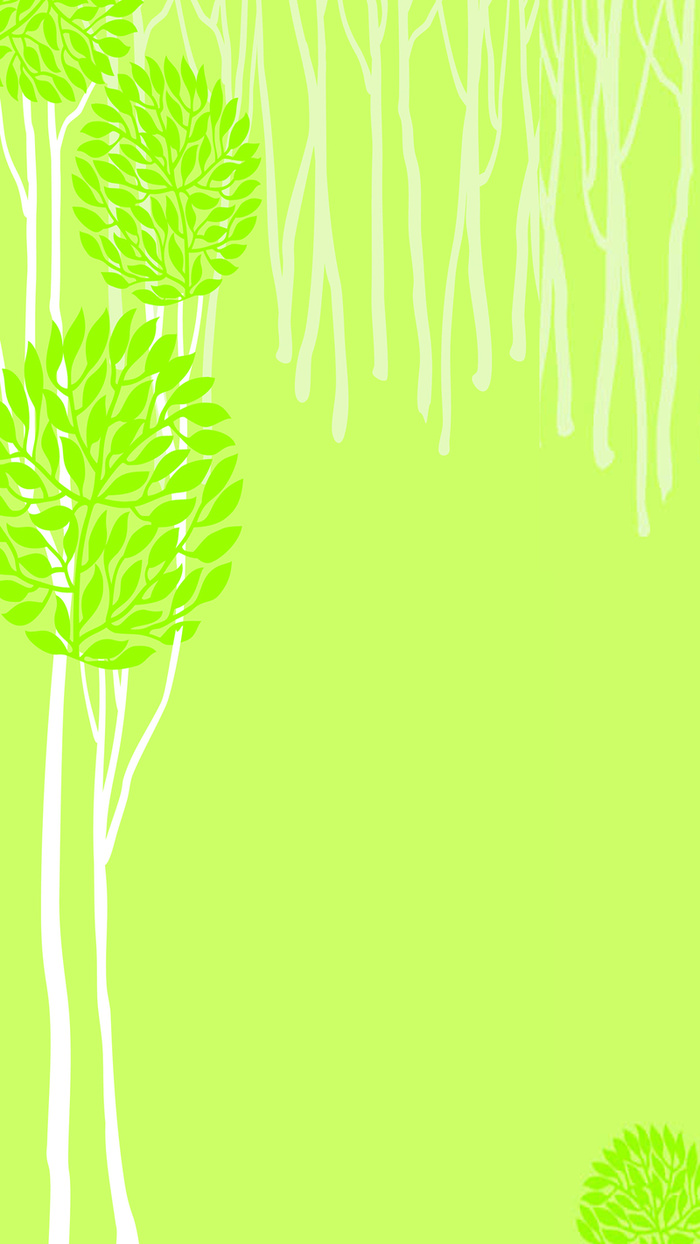 春天心意生机抽象树木新生抽象H5背景高清