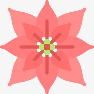 一品红图标免抠