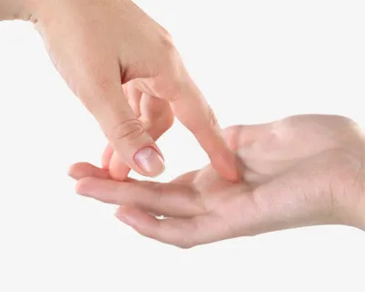 手指点手心免抠