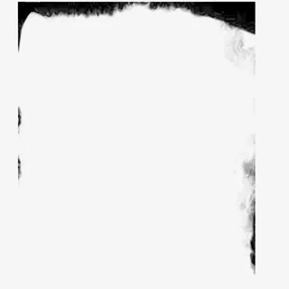 残旧效果水墨边框免抠
