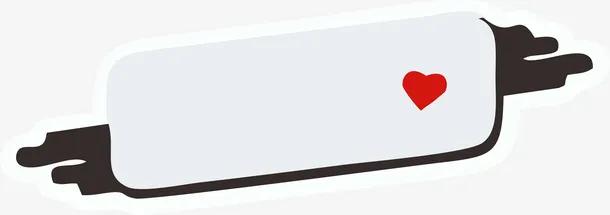 异形拍照牌小标签免抠