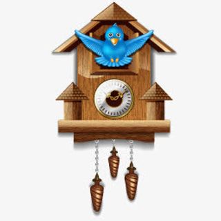 Twitter布谷鸟钟图标免抠