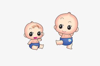 卡通儿童童装婴儿用品免抠