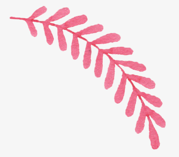 粉色树枝免抠
